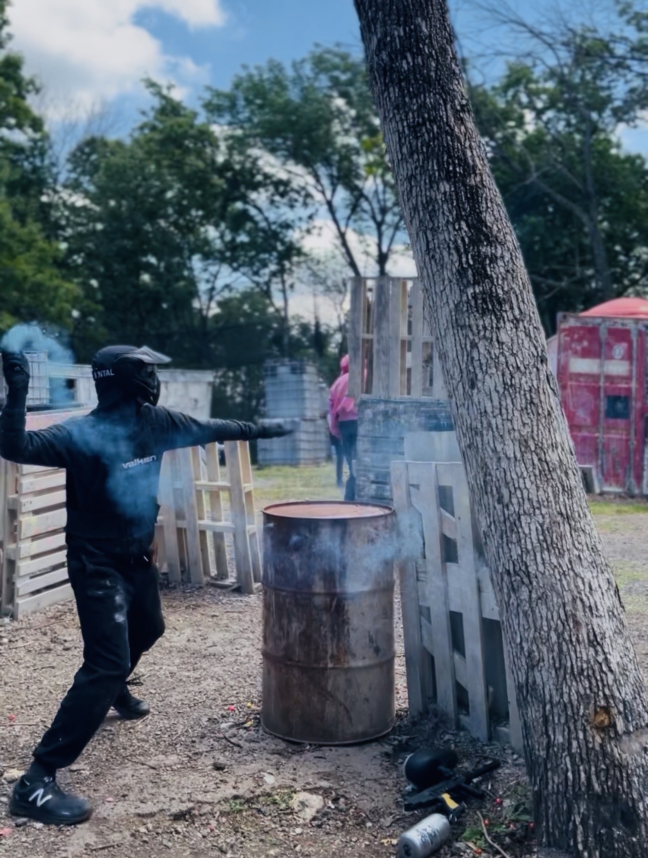 Tactical paintball gameplay in Middle Tennessee